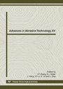 Cover: Advances in Abrasive Technology XV - Trans Tech Publications Ltd