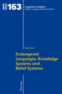 Enlarge image Cover: Endangered Languages, Knowledge Systems and Belief Systems - Peter Lang Verlag