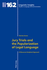 Enlarge image Cover: Jury Trials and the Popularization of Legal Language - Peter Lang Verlag