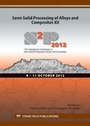 Cover: Semi-Solid Processing of Alloys and Composites XII - Trans Tech Publications Ltd