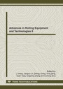 Cover: Advances in Rolling Equipment and Technologies II - Trans Tech Publications Ltd