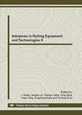 Cover: Advances in Rolling Equipment and Technologies II - Trans Tech Publications Ltd