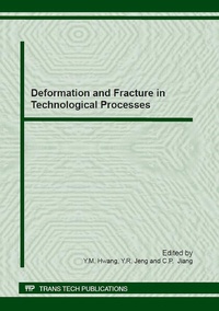 Enlarge image Cover: Deformation and Fracture in Technological Processes - Trans Tech Publications Ltd