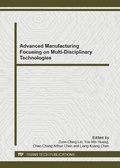 Cover: Advanced Manufacturing Focusing on Multi-Disciplinary Technologies - Trans Tech Publications Ltd