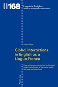 Cover: Global Interactions in English as a Lingua Franca - Peter Lang Verlag