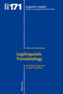 Cover: Legilinguistic Translatology - Peter Lang Verlag