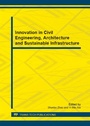 Cover: Innovation in Civil Engineering, Architecture and Sustainable Infrastructure - Trans Tech Publications Ltd