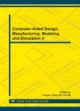 Cover: Computer-Aided Design, Manufacturing, Modeling and Simulation II - Trans Tech Publications Ltd