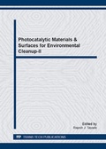 Cover: Photocatalytic Materials & Surfaces for Environmental Cleanup-II - Trans Tech Publications Ltd