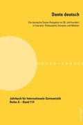 Cover: Dante deutsch - Peter Lang Verlag