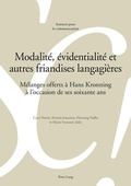 Cover: Modalit&eacute;, &eacute;videntialit&eacute; et autres friandises langagi&egrave;res - Peter Lang Verlag