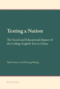 Cover: Testing a Nation - Peter Lang Verlag