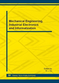 Enlarge image Cover: Mechanical Engineering, Industrial Electronics and Informatization - Trans Tech Publications Ltd