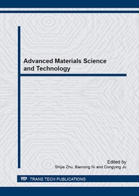 Enlarge image Cover: Advanced Materials Science and Technology (IFAMST-8) - Trans Tech Publications Ltd
