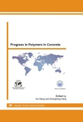 Cover: Progress in Polymers in Concrete - Trans Tech Publications Ltd