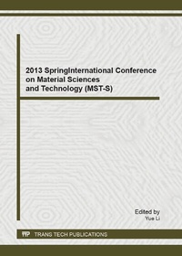 Enlarge image Cover: 2013 Spring International Conference on Material Sciences and Technology (MST-S) - Trans Tech Publications Ltd