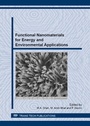 Cover: Functional Nanomaterials for Energy and Environmental Applications - Trans Tech Publications Ltd