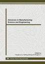 Cover: Advances in Manufacturing Science and Engineering - Trans Tech Publications Ltd