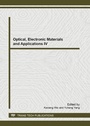 Cover: Optical, Electronic Materials and Applications IV - Trans Tech Publications Ltd