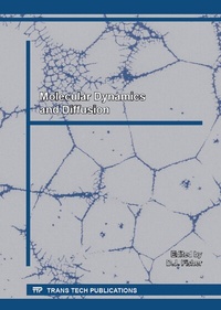 Enlarge image Cover: Molecular Dynamics and Diffusion - Trans Tech Publications Ltd