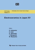 Cover: Electroceramics in Japan XV - Trans Tech Publications Ltd