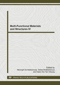 Enlarge image Cover: Multi-Functional Materials and Structures IV - Trans Tech Publications Ltd