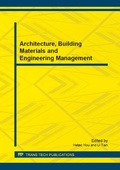 Cover: Architecture, Building Materials and Engineering Management - Trans Tech Publications Ltd