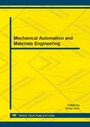 Cover: Mechanical Automation and Materials Engineering - Trans Tech Publications Ltd