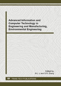 Enlarge image Cover: Advanced Information and Computer Technology in Engineering and Manufacturing, Environmental Engineering - Trans Tech Publications Ltd