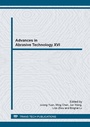 Cover: Advances in Abrasive Technology XVI - Trans Tech Publications Ltd