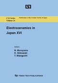 Cover: Electroceramics in Japan XVI - Trans Tech Publications Ltd