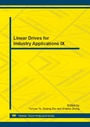 Cover: Linear Drives for Industry Applications IX - Trans Tech Publications Ltd