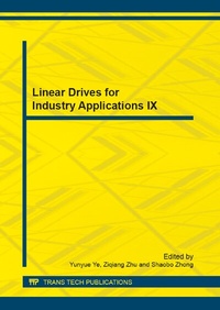 Enlarge image Cover: Linear Drives for Industry Applications IX - Trans Tech Publications Ltd