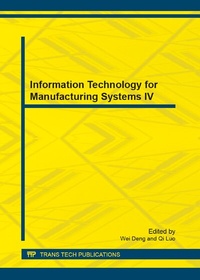 Enlarge image Cover: Information Technology for Manufacturing Systems IV - Trans Tech Publications Ltd