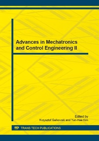 Enlarge image Cover: Advances in Mechatronics and Control Engineering II - Trans Tech Publications Ltd