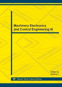 Enlarge image Cover: Machinery Electronics and Control Engineering III - Trans Tech Publications Ltd