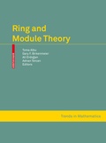 Cover: Ring and Module Theory - Birkh&auml;user