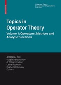 Cover: Topics in Operator Theory - Birkh&auml;user