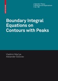 Cover: Boundary Integral Equations on Contours with Peaks - Birkh&auml;user