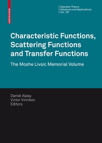 Abbildung von: Characteristic Functions, Scattering Functions and Transfer Functions - Birkhäuser
