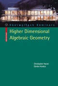 Cover: Classification of Higher Dimensional Algebraic Varieties - Birkh&auml;user