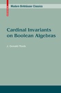 Cover: Cardinal Invariants on Boolean Algebras - Birkhäuser