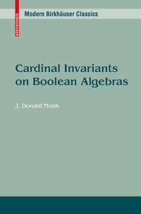 Enlarge image Cover: Cardinal Invariants on Boolean Algebras - Birkhäuser