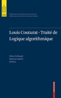 Abbildung von: Louis Couturat -Traité de Logique algorithmique - Birkhäuser