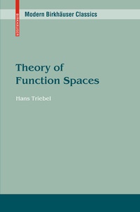 Abbildung von: Theory of Function Spaces - Birkhäuser