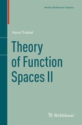 Cover: Theory of Function Spaces II - Birkh&auml;user