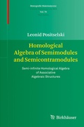 Bild: Homological Algebra of Semimodules and Semicontramodules - Birkh&auml;user