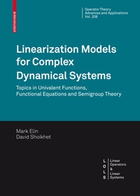 Enlarge image Cover: Linearization Models for Complex Dynamical Systems - Birkhäuser