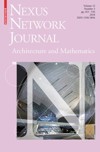 Enlarge image Cover: Nexus Network Journal 12,3 - Birkhäuser