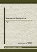 Cover: Materials and Manufacturing - Trans Tech Publications Ltd
